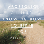 Apostolic Culture: Knowing How to Birth for Pioneers - 3/8/19