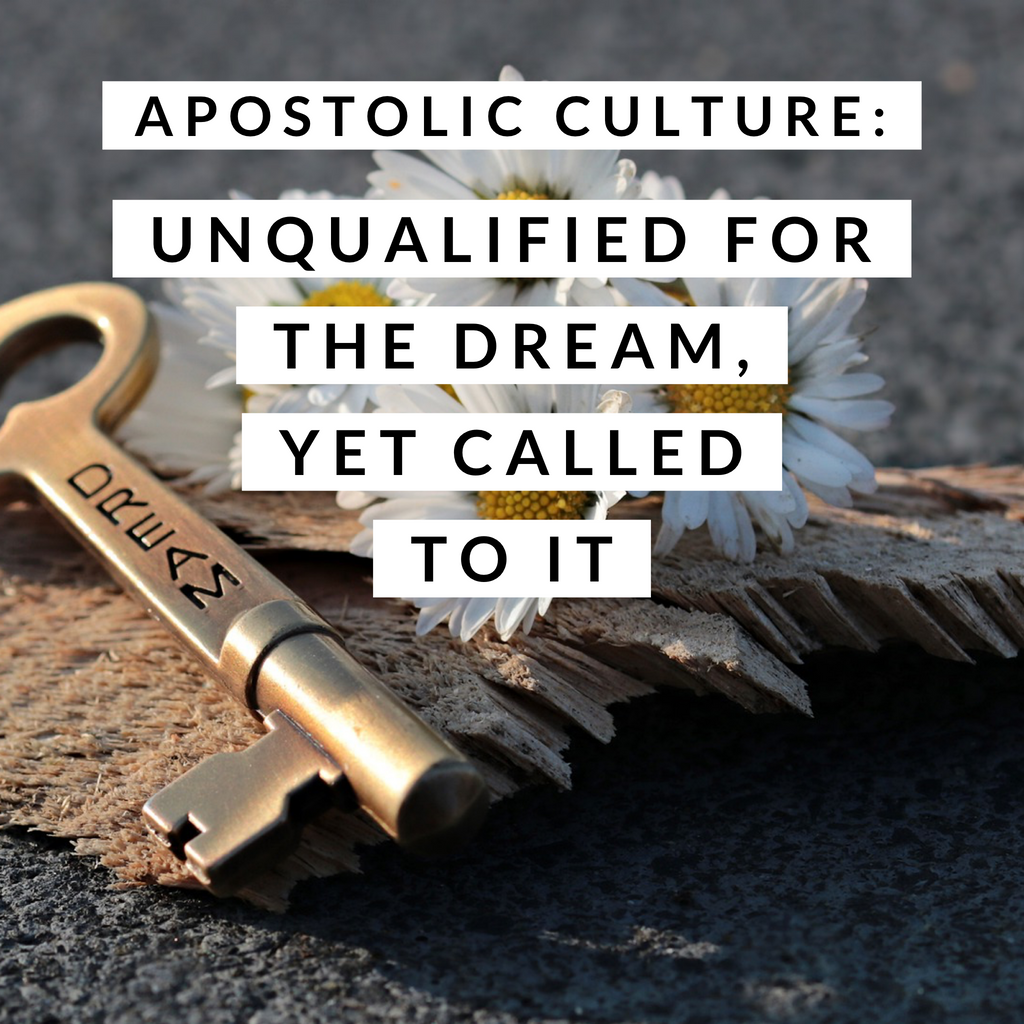 Apostolic Culture: Unqualified for the Dream, Yet Called to it - 4/9/19